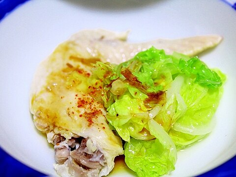 鶏と白菜の水炊き